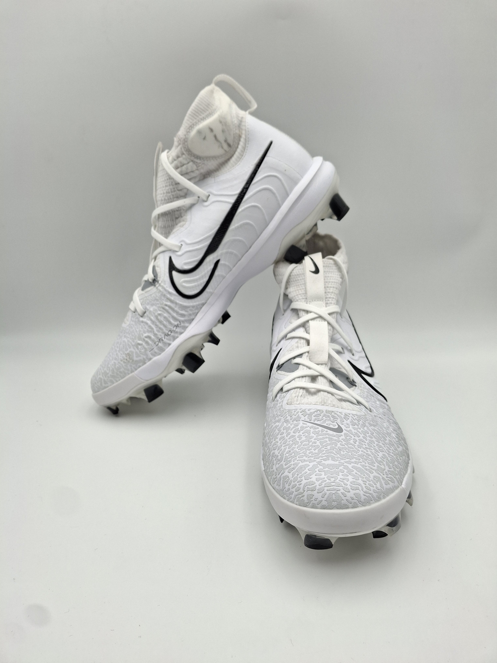 Nike Vapor Edge Pro 360 White Black Football Cleats Men's Size 12